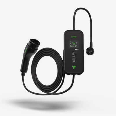 techtron EVP3/3+ Bluetooth + Wi-Fi (3.6 kW, Level 1, Type 2) Portable ev-Charger techtron
